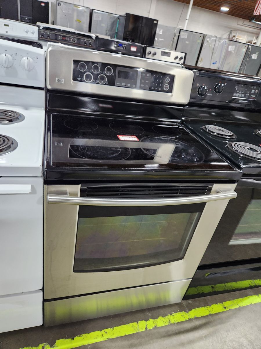 LG Stainless Steel Electric Smart Slide-In Range with Air Fry