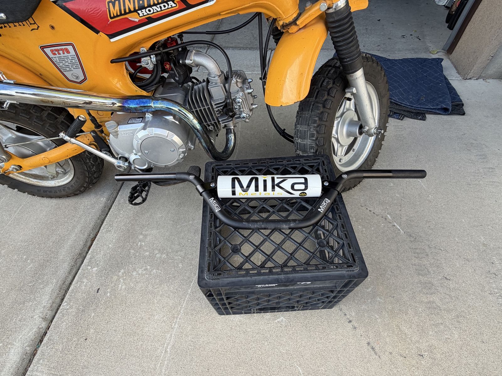 Mika Metals Pit Bike Low Pro Series Handlebars
