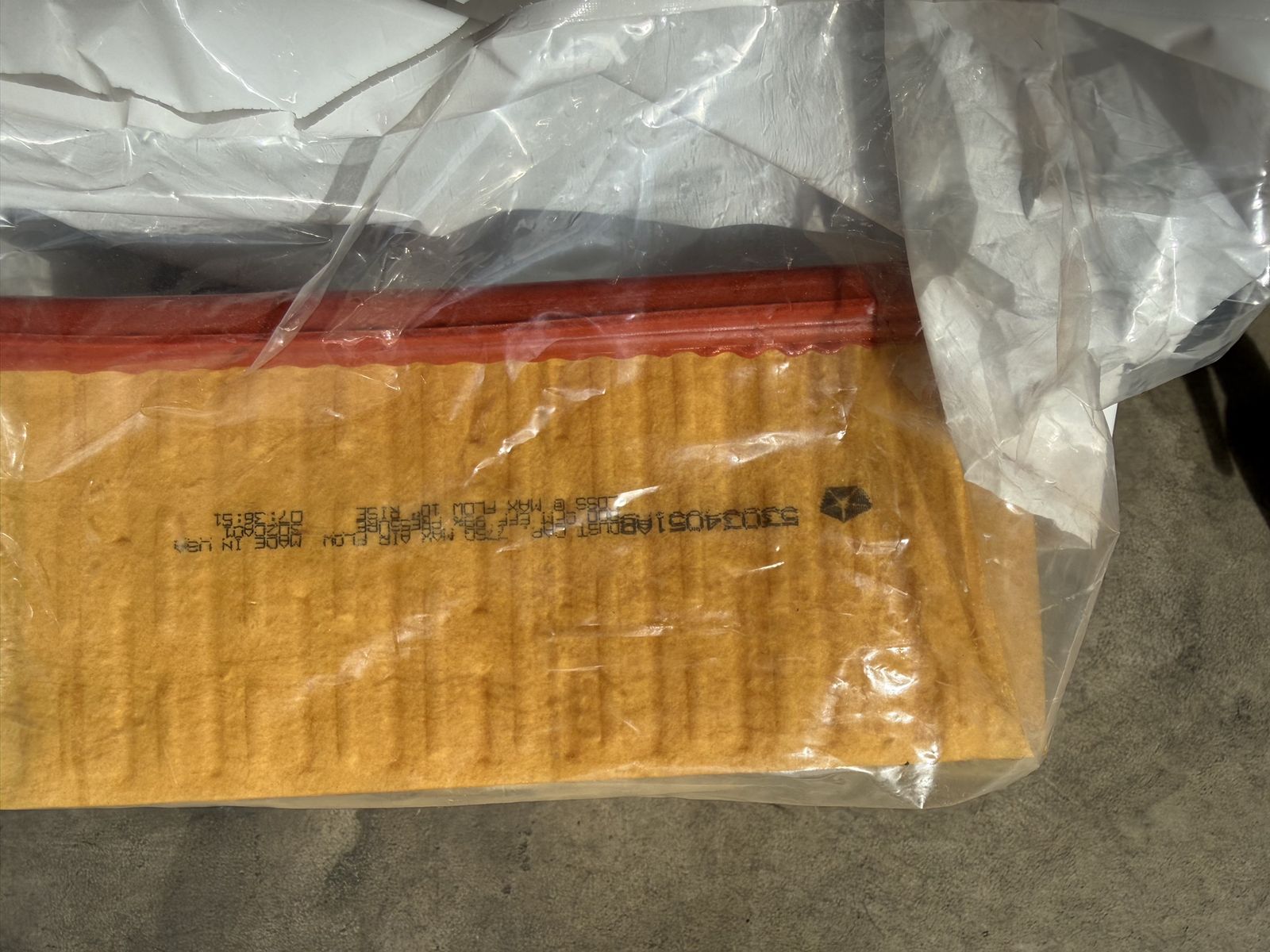 Ram 5th Gen Mopar OEM Engine Air Filter Part # 53034051AB