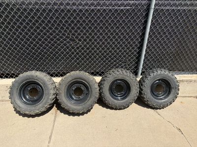 4 Polaris Quad/Side by Side Rims and Tires