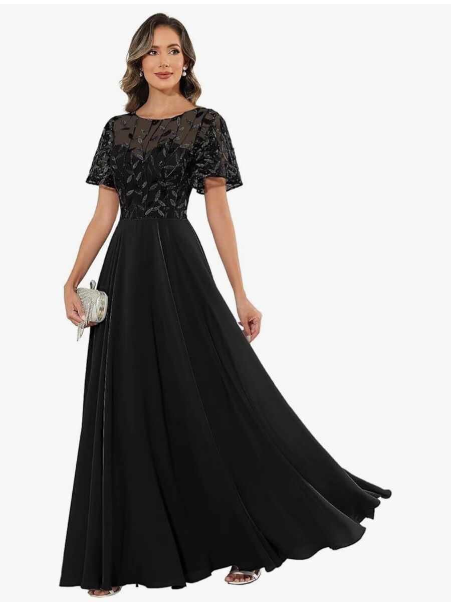 Womens Chiffon Formal Dress - NEW ITEM