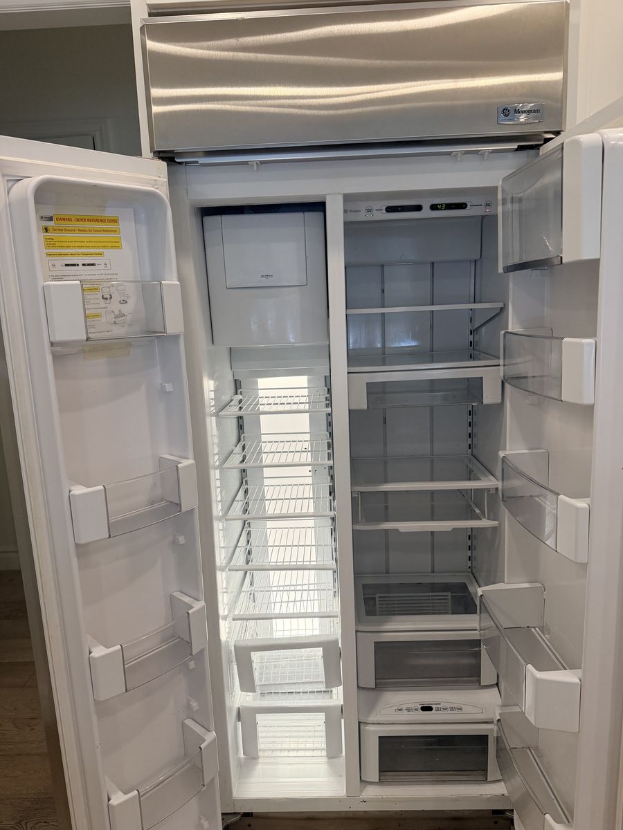 GE monogram fridge and freezer