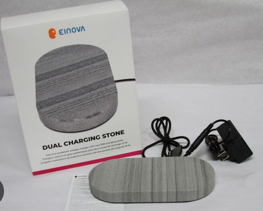 Einova Wireless Dual Charging Stone w/ 10W