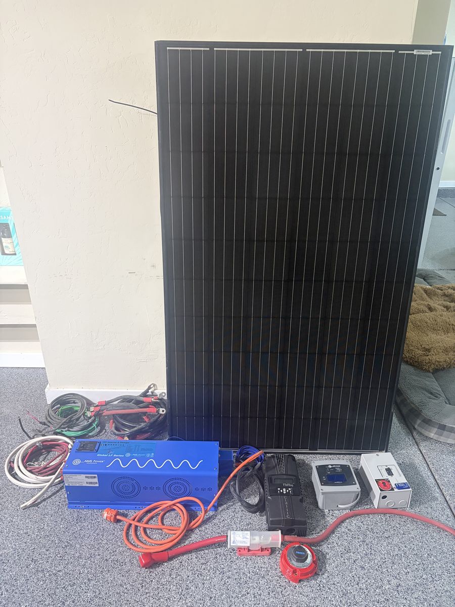 1100W  RV/Tiny home solar system