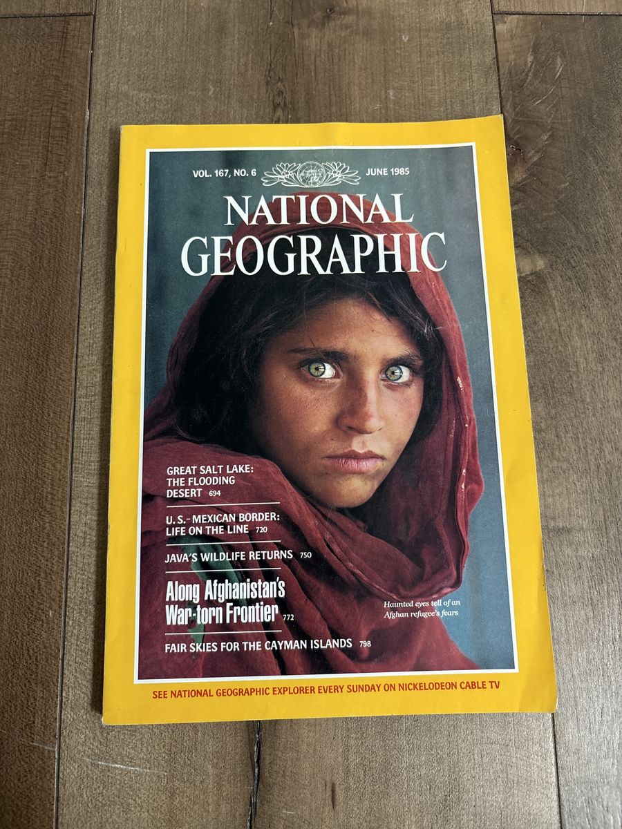 Vintage collectible National Geographic magazine