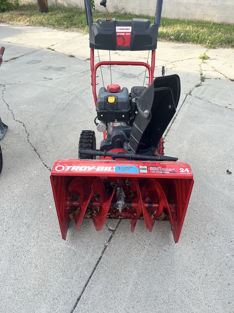 Two-Stage Power Snow Blower, Electric Start, 24" Clearing Width, 6 Forward/2 Reverse Speeds