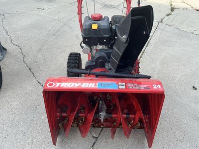 Two-Stage Power Snow Blower, Electric Start, 24" Clearing Width, 6 Forward/2 Reverse Speeds