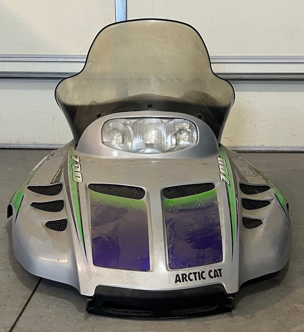 2000 Arctic Cat 700 Powder Special LE Hood Assem (speedo, tach, headlight)