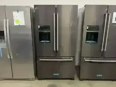 NEW KITCHENAID 27 C FT BLACK STAINLESS FRENCH DOOR