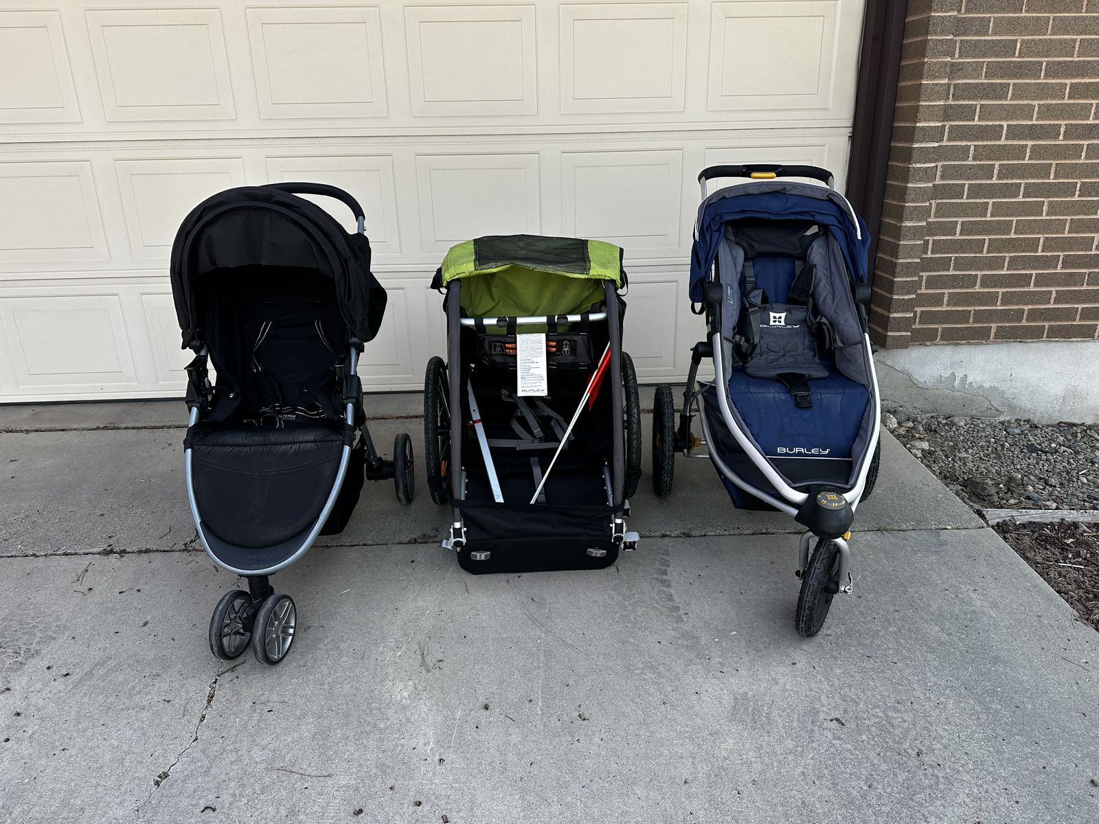 Bike trailer, jogging strollers