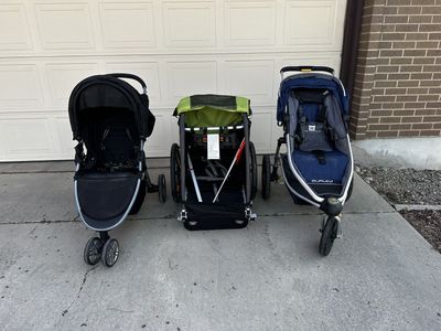 Bike trailer, jogging strollers