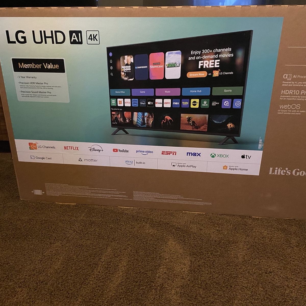 New LG UHD AI 55”