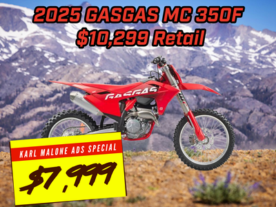 2025 Gas Gas MC 350F Red - G30956-C