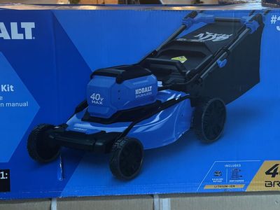 NEW Kobalt Gen4 40V 6 Ah 20 inch Push Lawn Mower