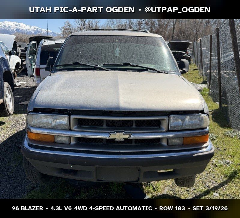 1998 Chevrolet Blazer Parts - UTPAP Ogden
