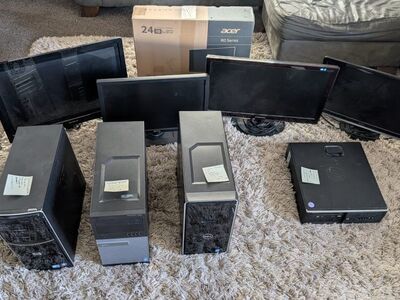 PC Computers, Dell, HP, Fully Setup & Ready to go