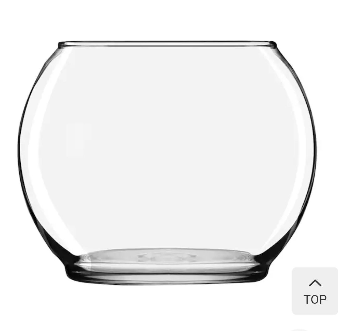 24: 4.85 inch glass bubble vases: brand new, never used still in box