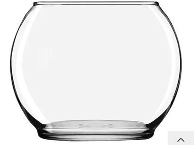 24: 4.85 inch glass bubble vases: brand new, never used still in box