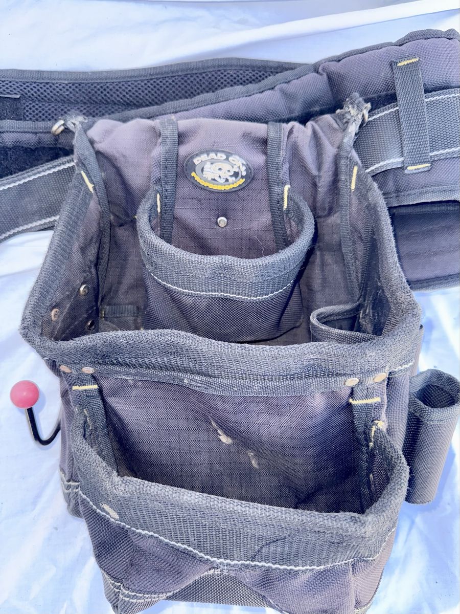 Dead On Tool Belt with Extra  Side Pouch and Shoulder Harness