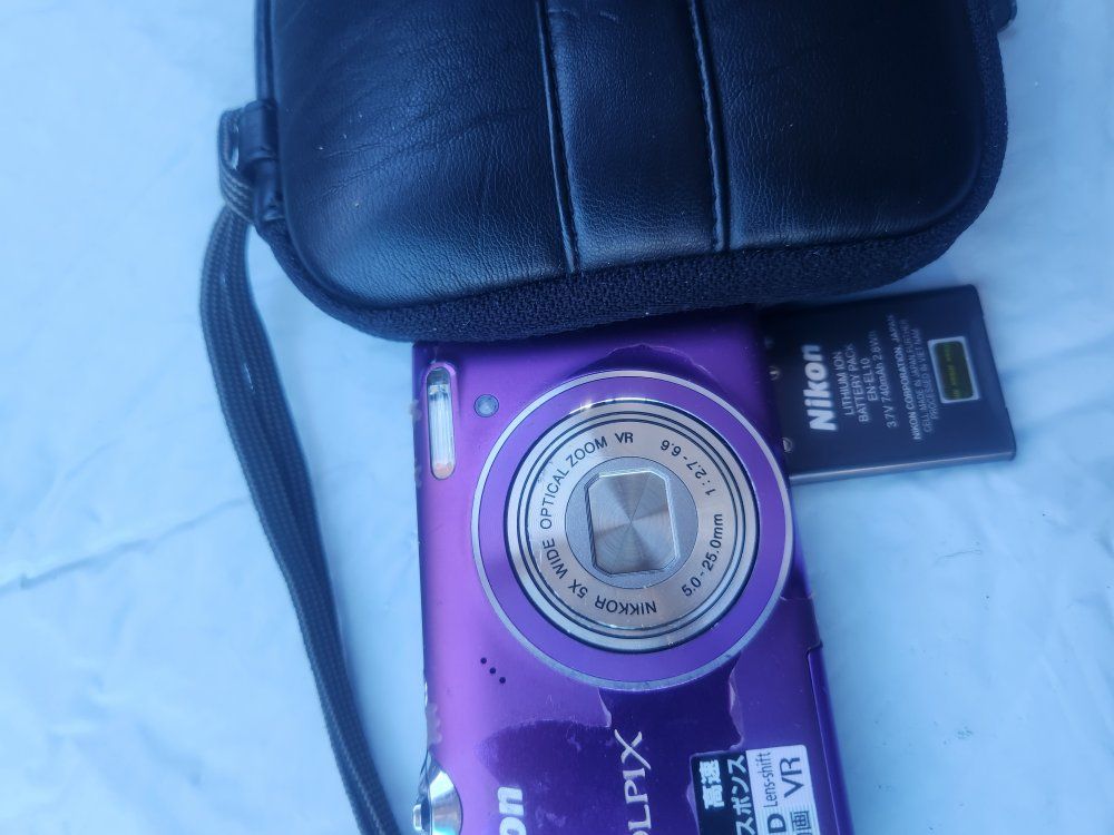 Nikon COOLPIX S5100 Purple 12.2MP 5x Zoom Compact