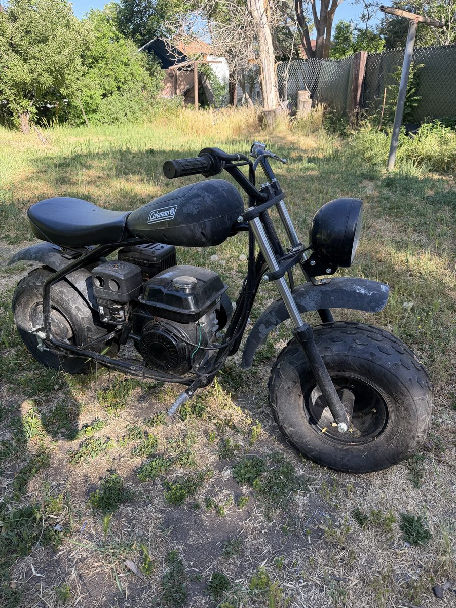 Coleman Powersports CT200U Trail Mini Bike - Black, Good Condition, Off-Road Fun