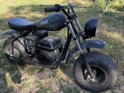 Coleman Powersports CT200U Trail Mini Bike - Black, Good Condition, Off-Road Fun