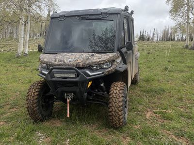 Used Can-Am Defender UTV - Camo, Mud Tires, Winch, Cab Enclosure
