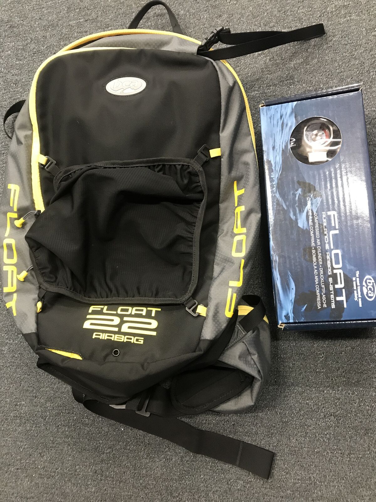 BCA avalanche airbag FLOAT 22 with FILLED canister READY TO USE