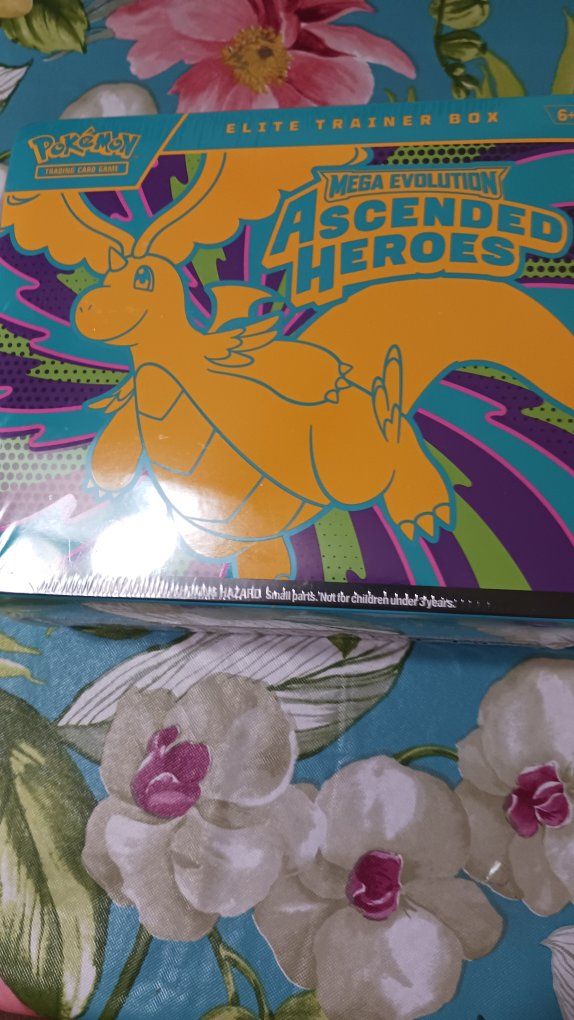 Pokemon Trading Cards.  Elite Trainer Box.  Mega Ascended Heroes