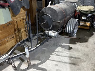 Custom Built BBQ Smoker Trailer - Large Capacity, Road Ready