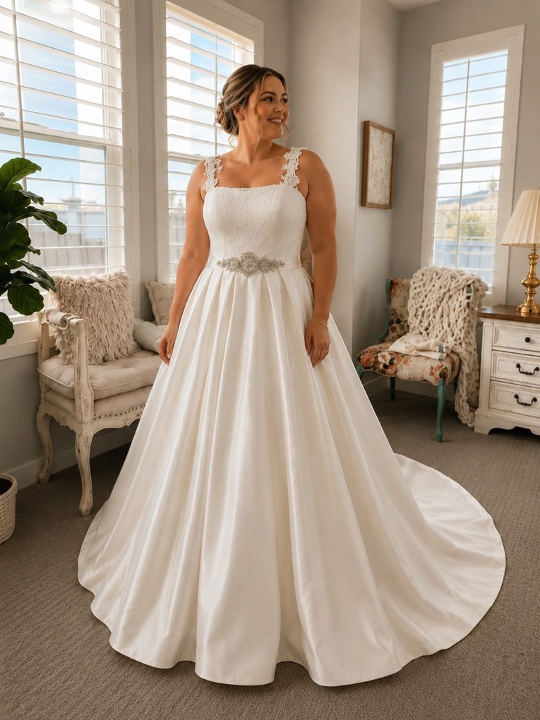 Mia Solano Size 12 Wedding Dress