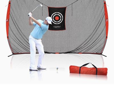 Gagalileo Golf Practice Net with Target and Carry Bag. 7’ x 8’