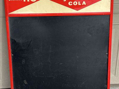 Vintage Royal Crown Cola Metal Chalkboard Sign