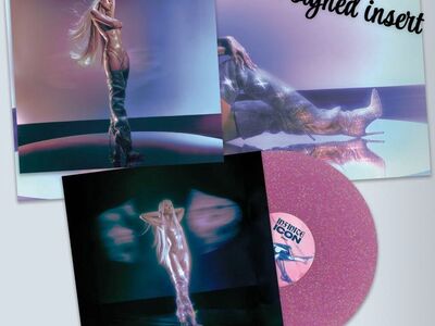 Paris Hilton-SIGNED Infinite Icon Glitter Vinyl