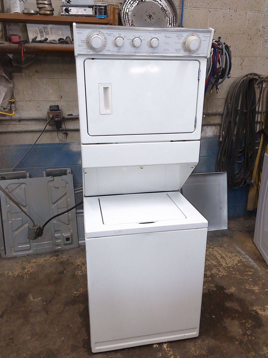 Whirlpool One piece unit with electric dryer