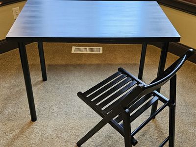 IKEA Desk/Table and Chair (Please read ad)