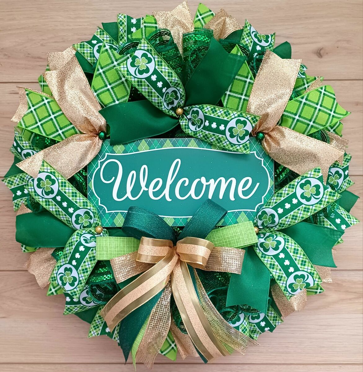 St. Patrick’s Day Welcome Wreath