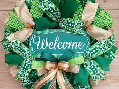 St. Patrick’s Day Welcome Wreath