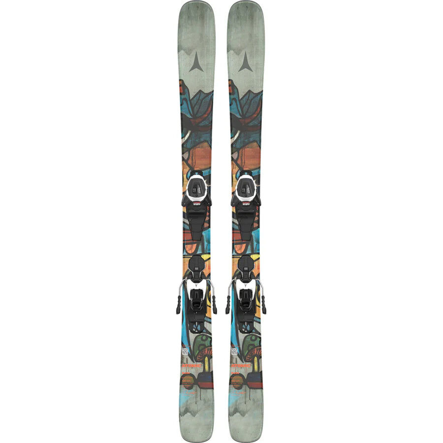 Lightly Used Atomic Bent Chetler Jr Ski 130cm w/ Atomic L6 GW SYS Binding