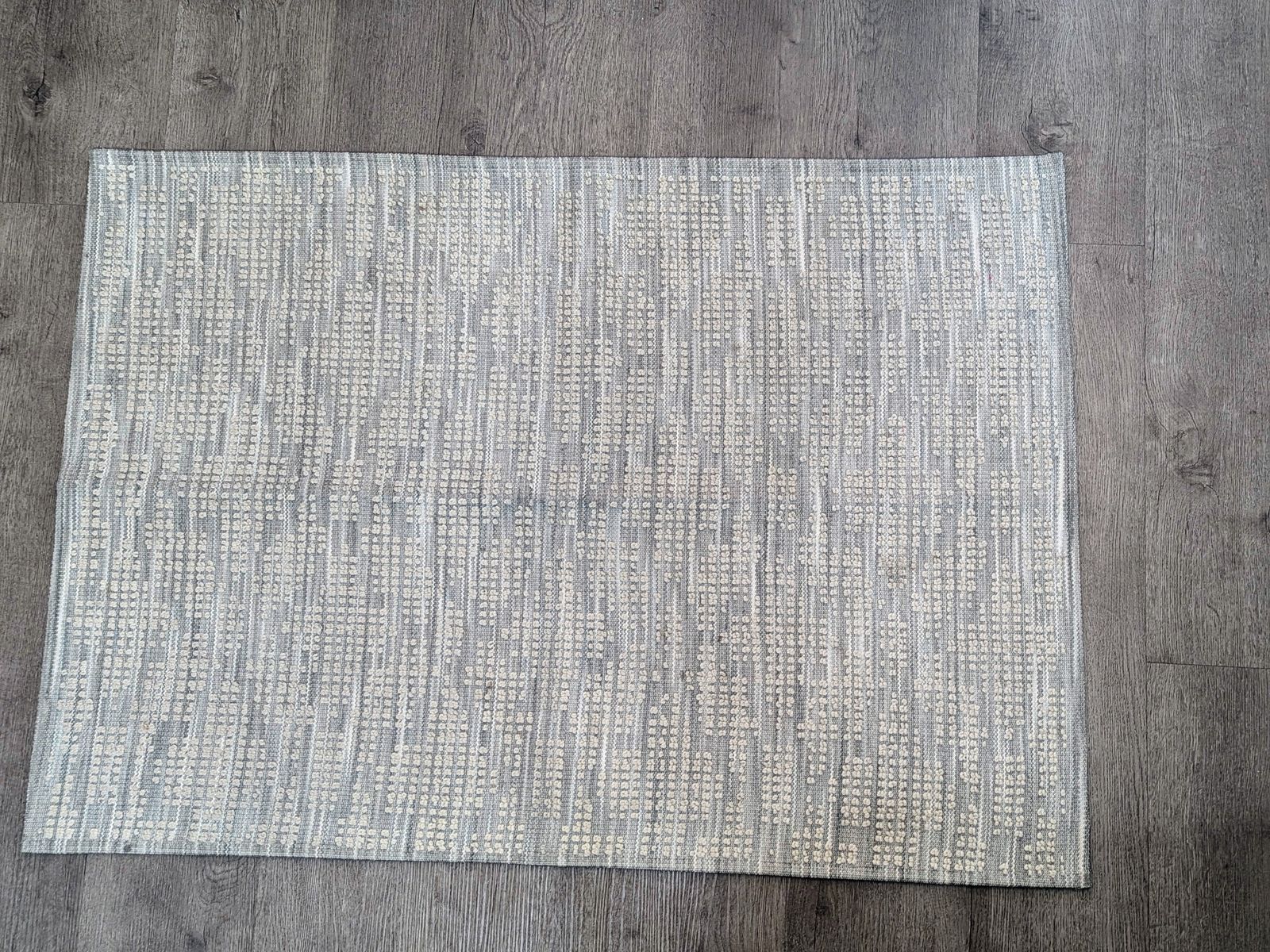 NEW Pearl Gray Accent Rug 45x30 – Rubber Back Modern Rug