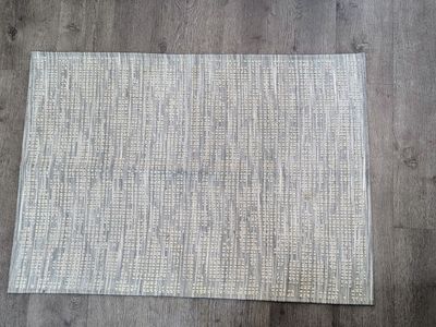 NEW Pearl Gray Accent Rug 45x30 – Rubber Back Modern Rug