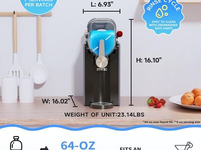 NEW 15L Commercial Slushie Machine - One-Touch Margarita & Smoothie Maker