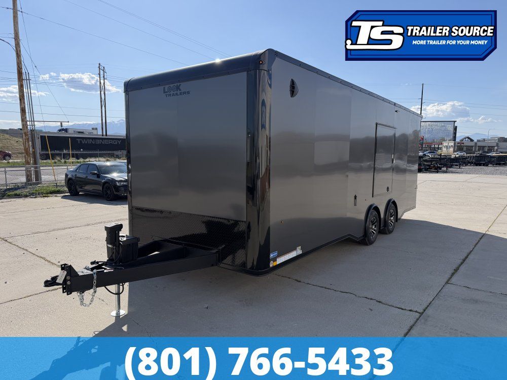 8.5x24 Look Vision Circuit Edition Enclosed Race Car Hauler Trailer - 7'6" Interior - 10K GVWR -