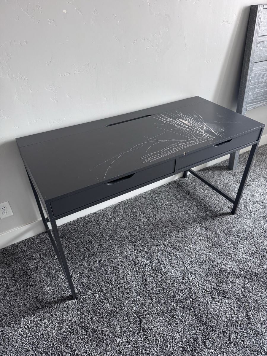 FREE IKEA Alex Desk - scratched but still great!