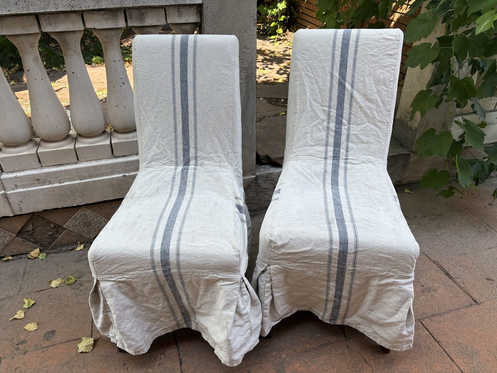 2 Dining Chairs (slipcovers too) - Need Cleaned