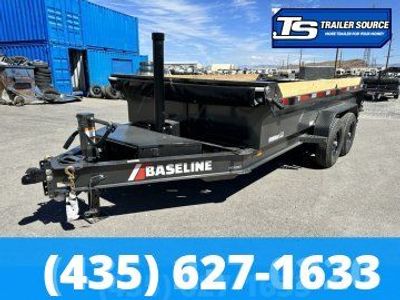 7x14 Diamond C Baseline HDU 207 Dump Trailer - 24" Sides - 14K GVWR