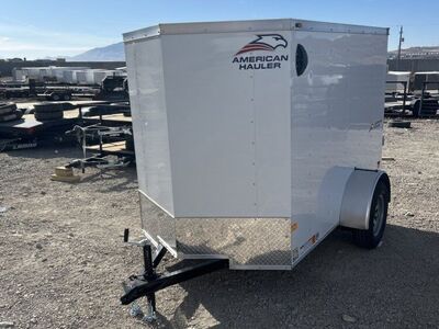 5x8 American Hauler Arrow Enclosed Cargo Trailer - 5'6" Interior - 3.5K GVWR - Barn Doors