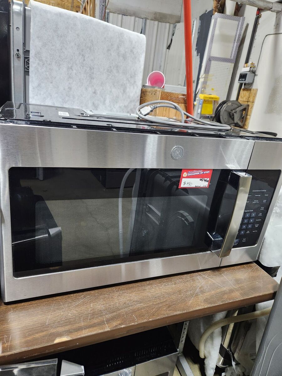 NICE GE STAINLESS STEEL OVER THE RANGE MICROWAVE!