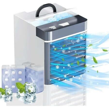 780 - 3-Speed Portable Air Cooler Fan with USB