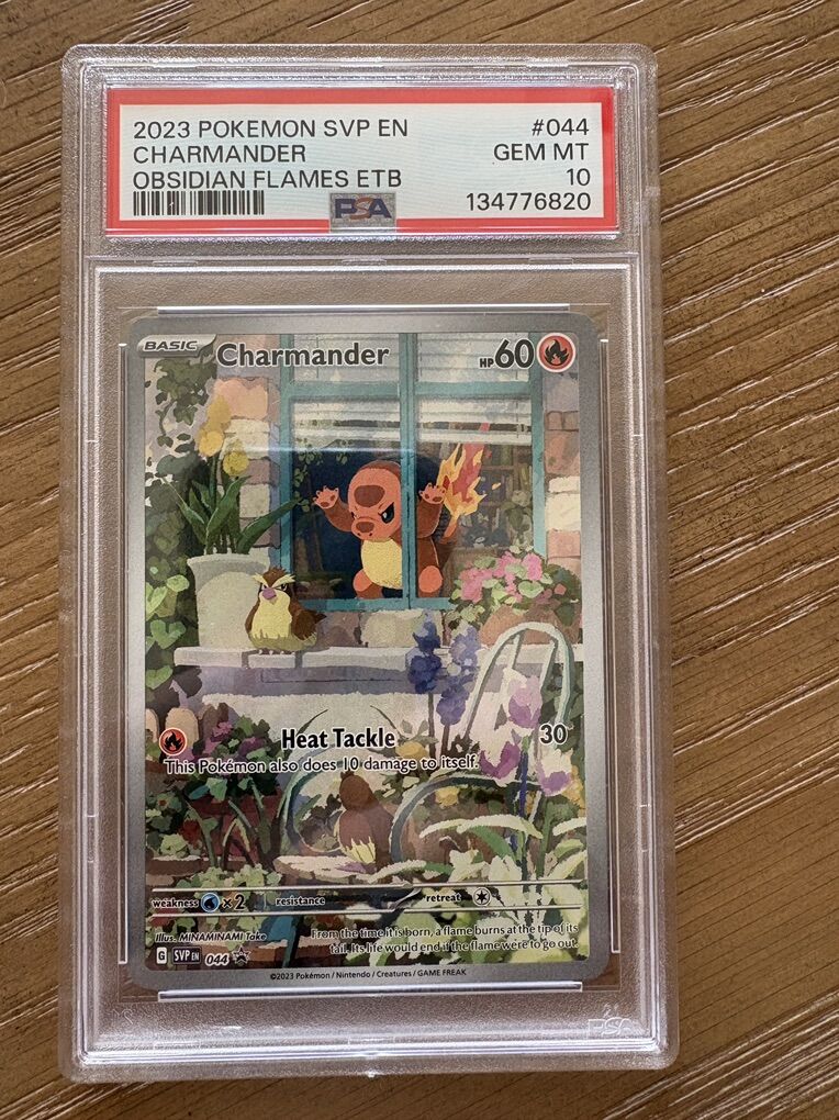 Pokemon Obsidian Flames Charmander #044 PSA 10